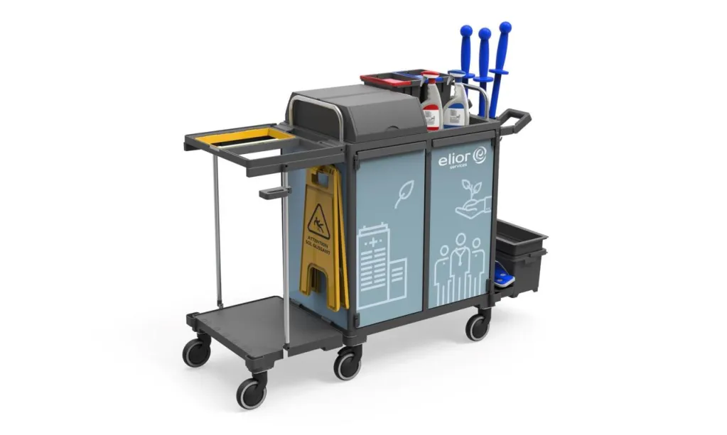 Chariot de bionettoyage Elior Services